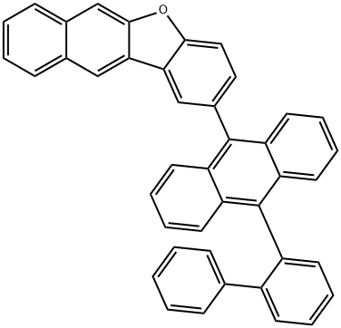 Benzo[b]naphtho[2,3-d]furan, 2-(10-[1,1'-biphenyl]-2-yl-9-anthracenyl)- 结构式