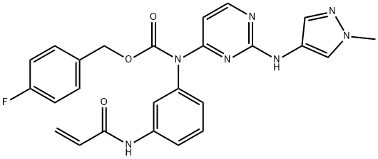 EGFR-HER2 Ex20Ins inhibitor 1a 结构式