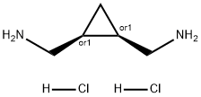 1,2-Cyclopropanedimethanamine, hydrochloride (1:2), (1R,2S)-rel- 结构式