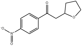 1-(4-硝基苯基) -2-(四氢呋喃-2-基)乙酮 结构式
