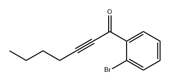 2-Heptyn-1-one, 1-(2-bromophenyl)- 结构式