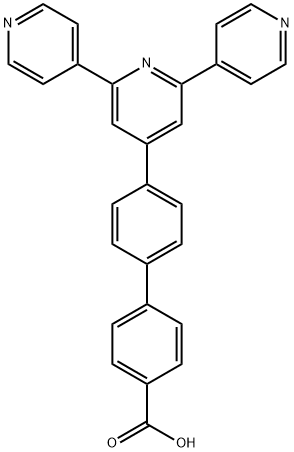 4'-([4,2':6',4''-三联吡啶]-4'-基)-[1,1'-联苯]-4-羧酸 结构式