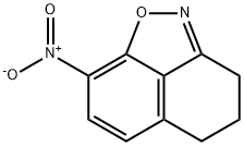 3H-Naphth[1,8-cd]isoxazole, 4,5-dihydro-8-nitro- 结构式