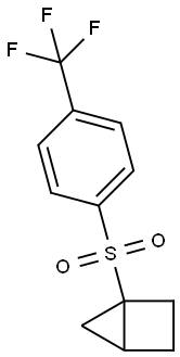 Bicyclo[2.1.0]pentane, 1-[[4-(trifluoromethyl)phenyl]sulfonyl]- 结构式