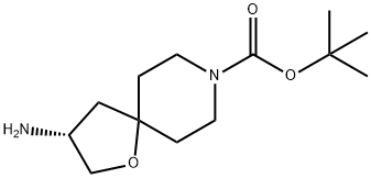 (R)-3-氨基-1-氧代-8-氮杂螺环[4.5]癸烷-8-羧酸叔丁酯 结构式