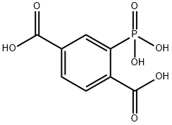 1,4-Benzenedicarboxylic acid, 2-phosphono- 结构式