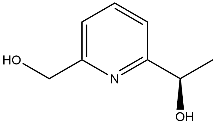 (Α2R)-Α2-甲基-2,6-吡啶二甲醇 结构式