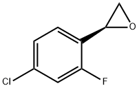 (S)-2-(4-氯-2-氟苯基)环氧乙烷 结构式