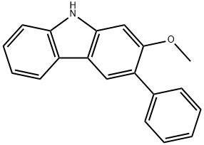 3-苯基-2-甲氧基-9H-咔唑 结构式