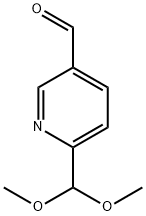 6-(Dimethoxymethyl)pyridine-3-carbaldehyde 结构式