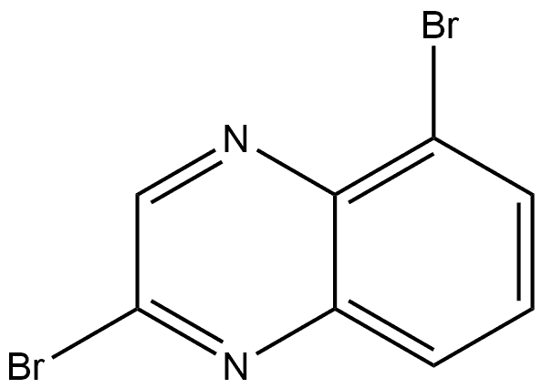 2,5-Dibromoquinoxaline 结构式