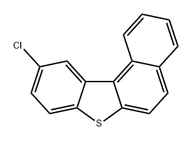 10-CHLORO- BENZO[B]NAPHTHO[1,2-D]THIOPHENE 结构式