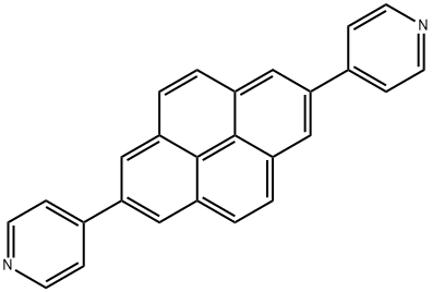 2,7-双(4-吡啶基)芘 结构式