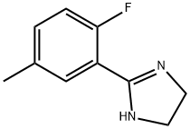 1H-Imidazole, 2-(2-fluoro-5-methylphenyl)-4,5-dihydro- 结构式