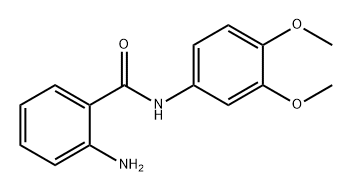 Benzamide, 2-amino-N-(3,4-dimethoxyphenyl)- 结构式