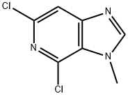 4,6-二氯-3-甲基-3H-咪唑并[4,5-C]吡啶 结构式