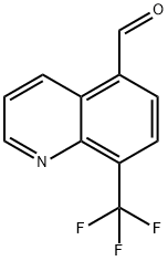 8-(三氟甲基)喹啉-5-醛 结构式