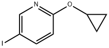2-环丙氧基-5-碘吡啶 结构式
