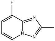 8-氟-2-甲基-[1,2,4]三唑并[1,5-A]吡啶 结构式
