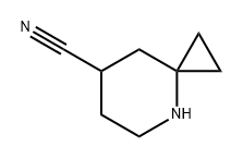 4-Azaspiro[2.5]octane-7-carbonitrile 结构式