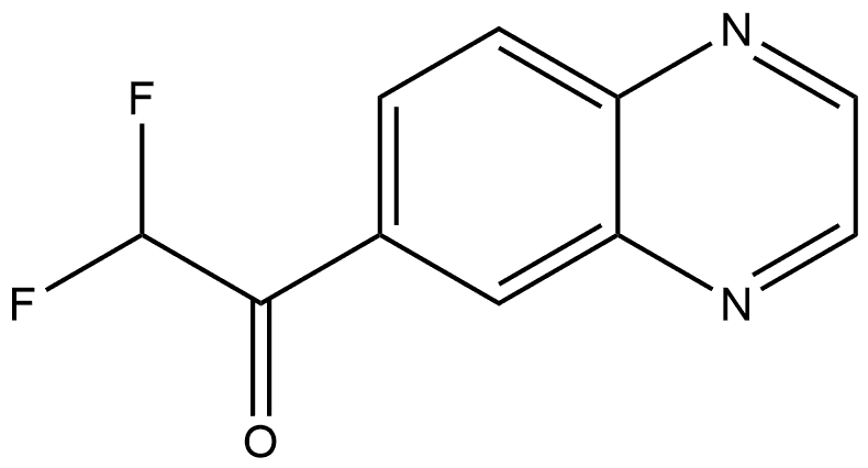 2,2-difluoro-1-(quinoxalin-6-yl)ethanone 结构式