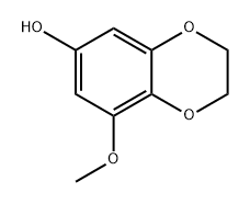 8-甲氧基-2,3-二氢苯并[B][1,4]二噁英-6-醇 结构式