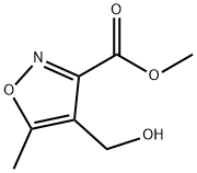 4-(羟甲基)-5-甲基异噁唑-3-羧酸甲酯 结构式