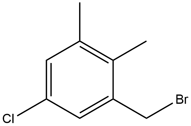 1-(Bromomethyl)-5-chloro-2,3-dimethylbenzene 结构式