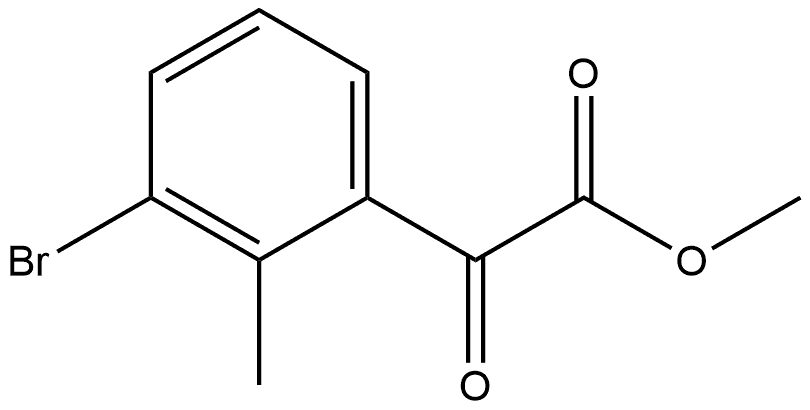 Methyl 3-bromo-2-methyl-α-oxobenzeneacetate 结构式