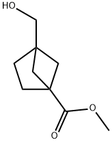 4-(羟甲基)双环[2.1.1]己烷-1-羧酸甲酯 结构式