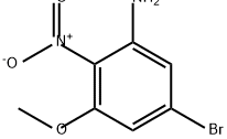 5-溴-3-甲氧基-2-硝基苯胺 结构式