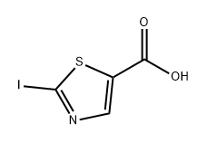 2-碘噻唑-5-羧酸 结构式