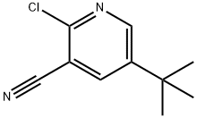 5-(叔丁基)-2-氯烟腈 结构式