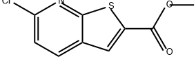 Thieno[2,3-b]pyridine-2-carboxylic acid, 6-chloro-, methyl ester 结构式