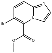 6-溴咪唑并[1,2-A]吡啶-5-羧酸甲酯 结构式