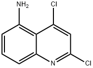 2,4-二氯喹啉-5-胺 结构式