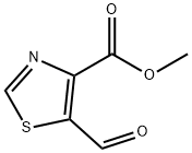 5-甲酰噻唑-4-羧酸甲酯 结构式