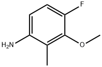 4-氟-3-甲氧基-2-甲基苯胺 结构式