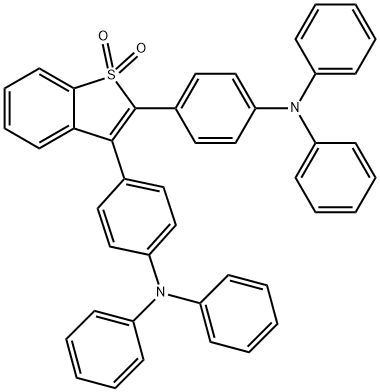 2,3-双(4-(二苯氨基)苯基)苯并[B]噻吩1,1-二氧化物 结构式