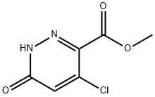 4-氯-6-氧代-1,6-二氢哒嗪-3-羧酸甲酯 结构式