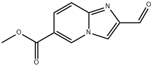 2-甲酰氨基偶氮[1,2-A]吡啶-6-甲酸甲酯 结构式