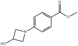 methyl 4-(3-hydroxyazetidin-1-yl)benzoate 结构式