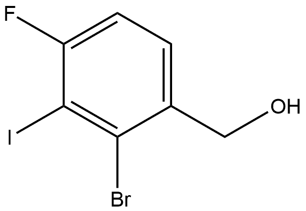 2-Bromo-4-fluoro-3-iodobenzenemethanol 结构式