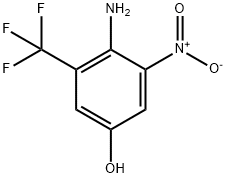 4-氨基-3-硝基-5-(三氟甲基)苯酚 结构式