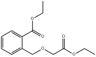 Benzoic acid, 2-[(2-ethoxy-2-oxoethoxy)methyl]-, ethyl ester 结构式