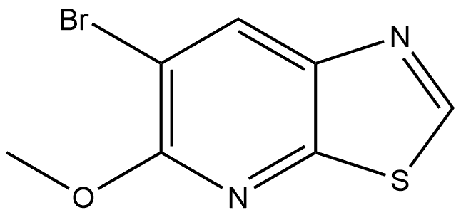 6-bromo-5-methoxythiazolo[5,4-b]pyridine 结构式