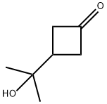 3-(2-羟基丙烷-2-基)环丁烷-1-酮 结构式