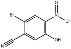 2-溴-5-羟基-4-硝基苯腈 结构式