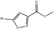 5-溴异噁唑-3-羧酸甲酯 结构式