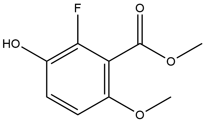 methyl 2-fluoro-3-hydroxy-6-methoxybenzoate 结构式